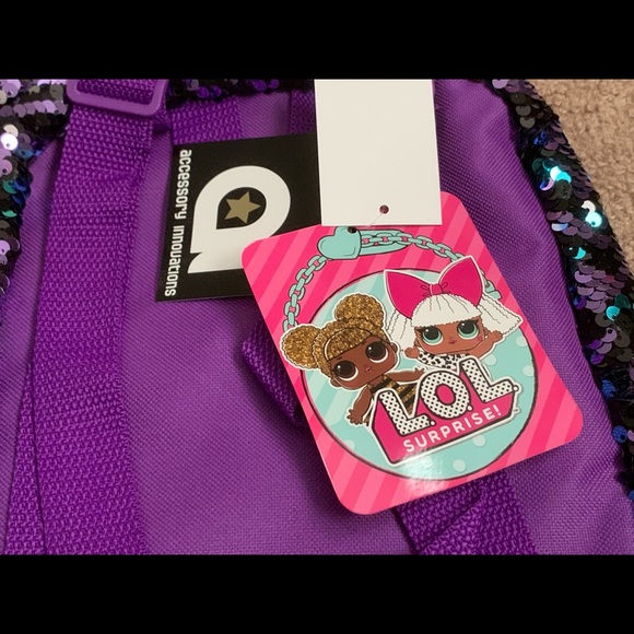 L.O.L. Surprise! Squadgoals Sequin Mini Backpack - Picture 8 of 9